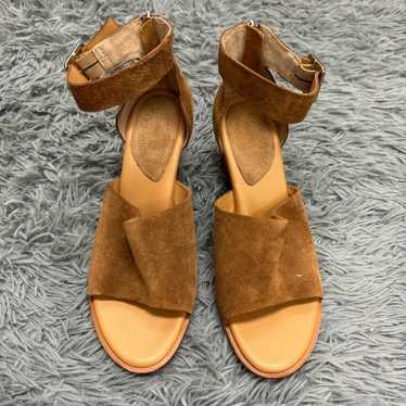 KORK EASE WOMEN'S GAZANIA BROWN SUEDE SANDAL Size… - image 1