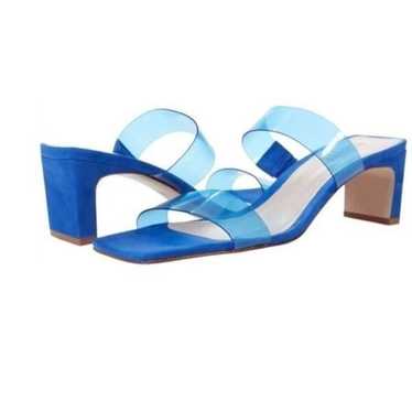 Schutz Taina Blue kitten heels size 9B