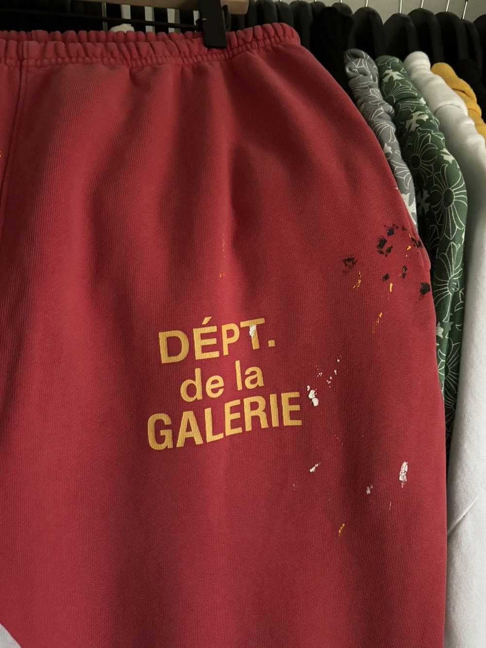 Gallery Dept. SUPER RARE - RED PAINT FLARE SWEATS - image 4