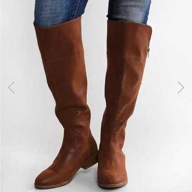 New MIA Carsyn Knee High Boot brown tall Western c