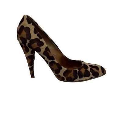 KURT GEIGER PONY HAIR LEOPARD ANIMAL PRINT CIGARE… - image 1