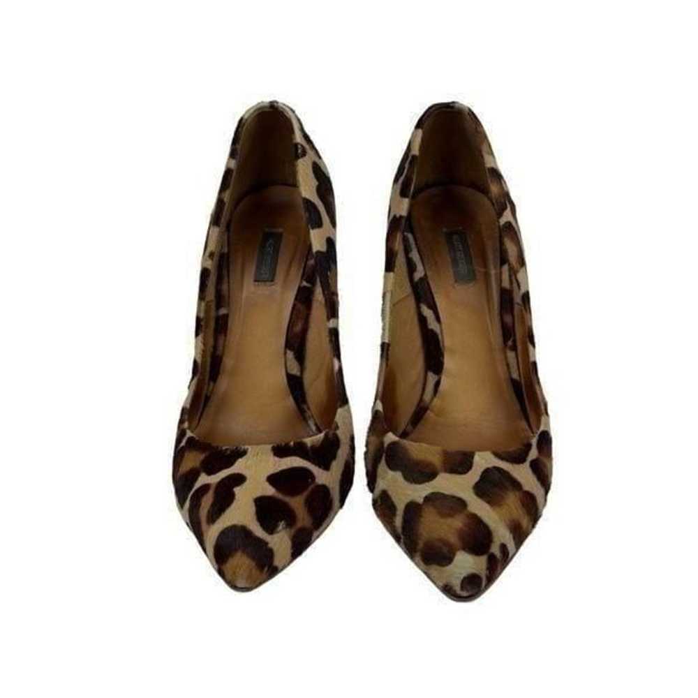 KURT GEIGER PONY HAIR LEOPARD ANIMAL PRINT CIGARE… - image 2