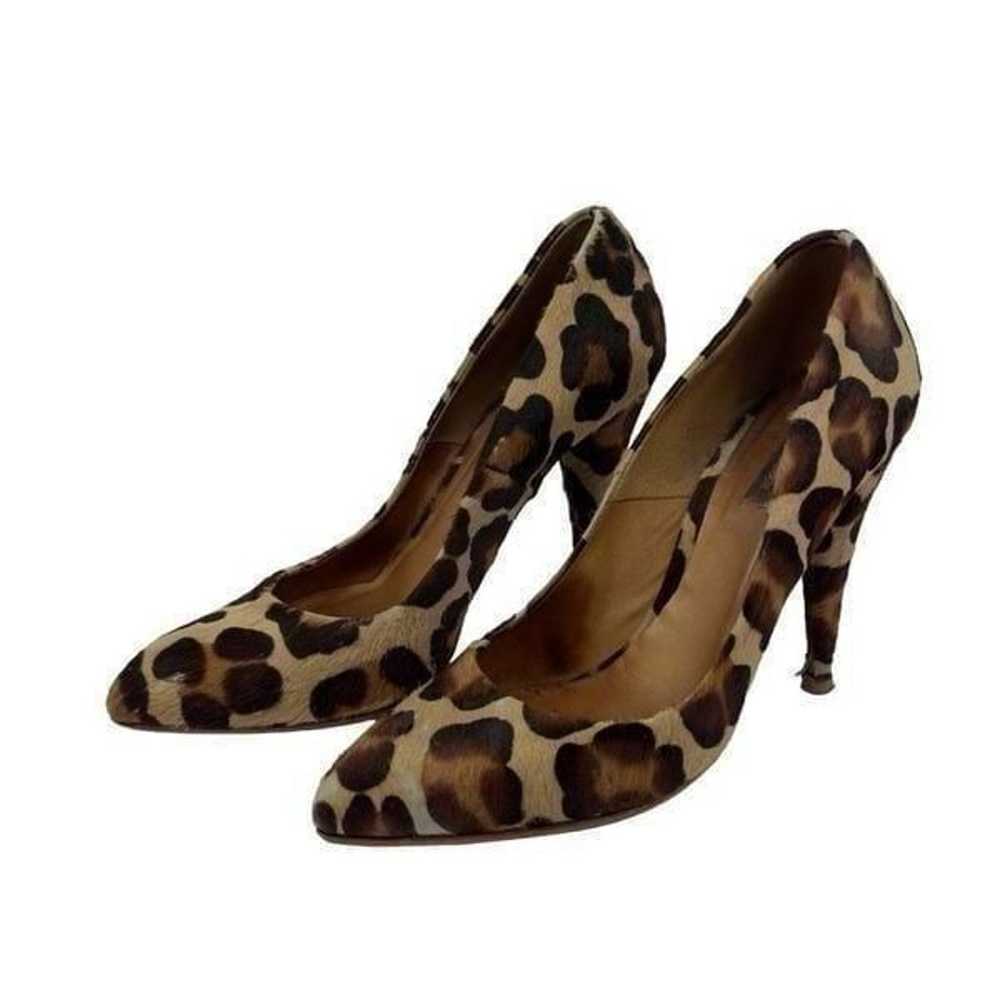 KURT GEIGER PONY HAIR LEOPARD ANIMAL PRINT CIGARE… - image 3