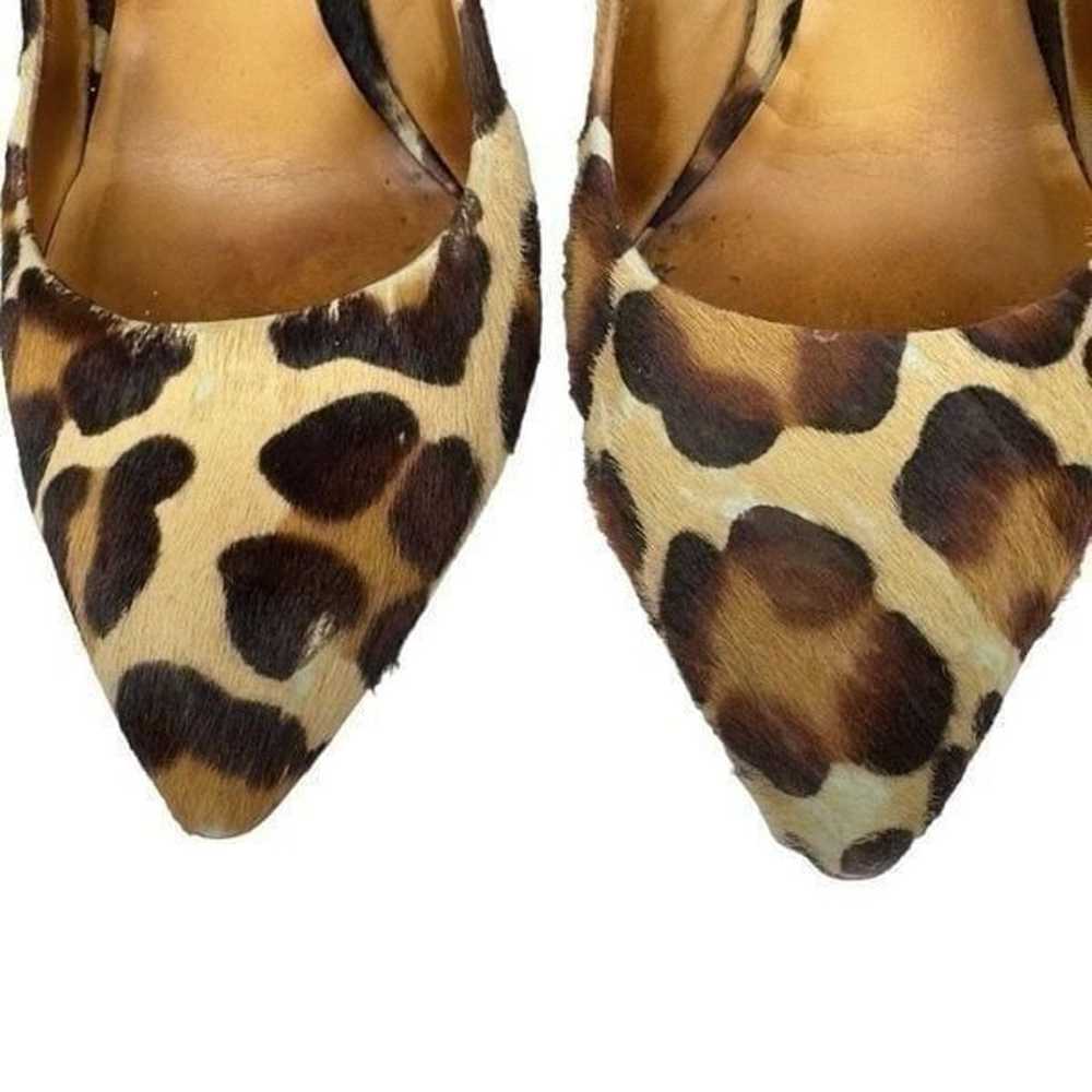 KURT GEIGER PONY HAIR LEOPARD ANIMAL PRINT CIGARE… - image 5