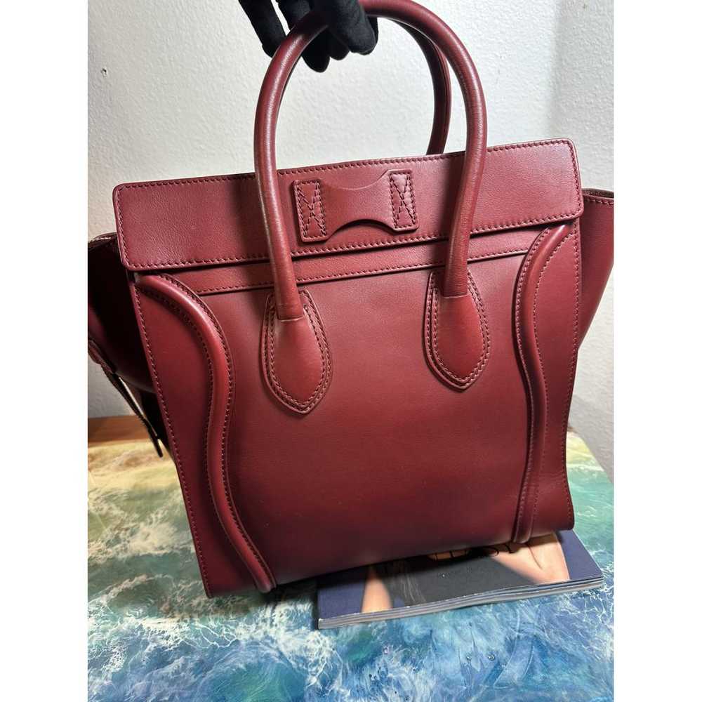 Celine Luggage leather handbag - image 2