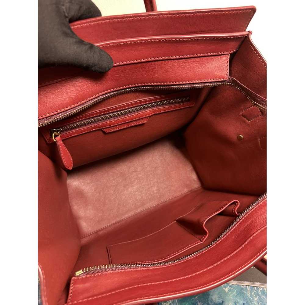 Celine Luggage leather handbag - image 8