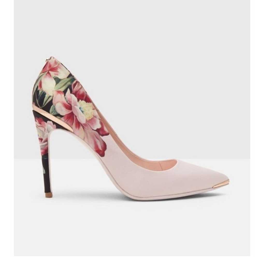 Ted Baker Floral Print Pink Pump - image 3