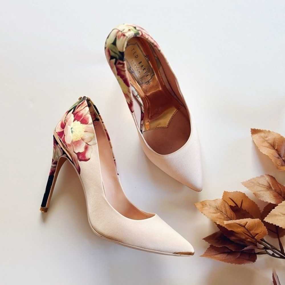 Ted Baker Floral Print Pink Pump - image 4