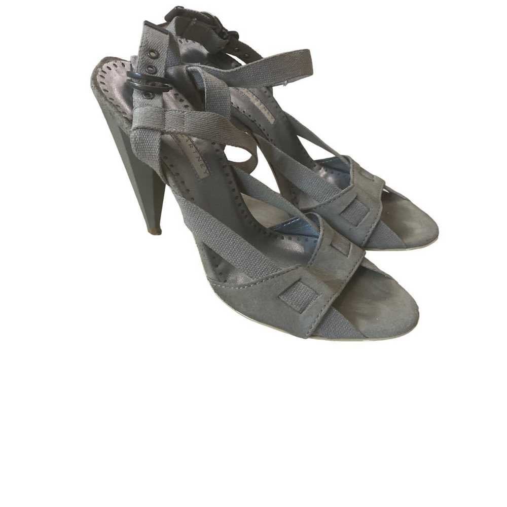 Stella McCartney gray suede heels size 6.5 - image 1