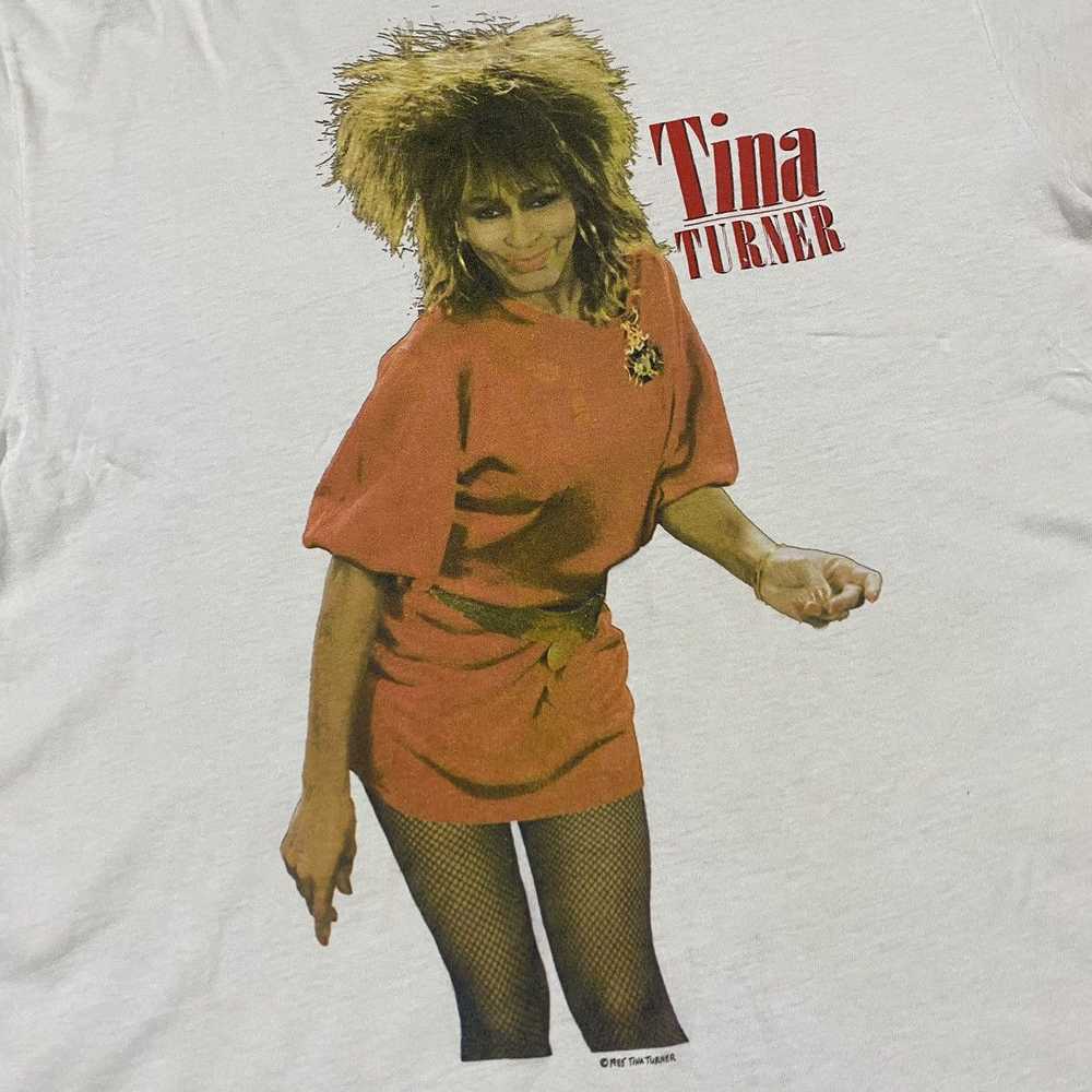 Band Tees × Tour Tee × Vintage VINTAGE 80S TINA T… - image 5