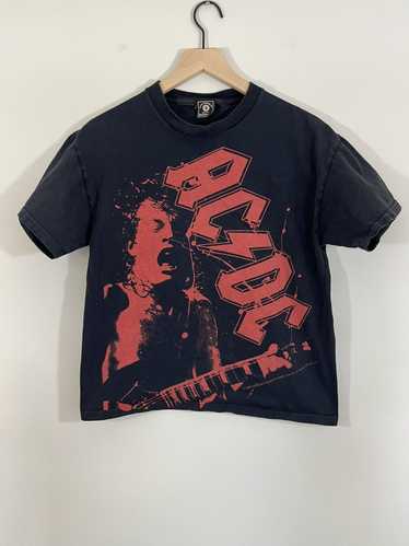 Ac/Dc × Band Tees × Vintage AC/DC Faded Black 2000