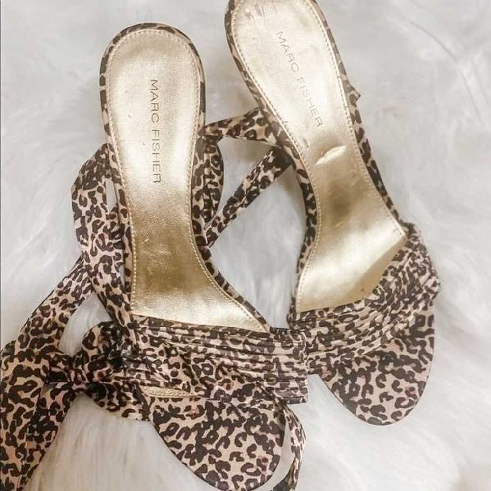 Marc Fisher Filia Leopard Print Heels - image 2