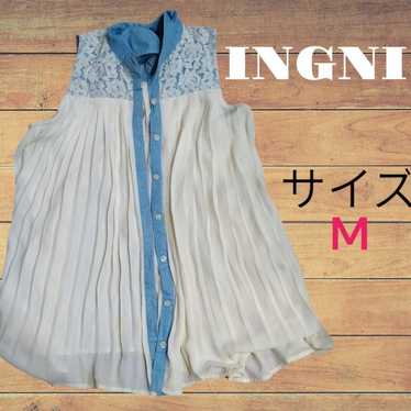 【INGNI】 INGNI Sleeveless Blouse Lace Size M - image 1