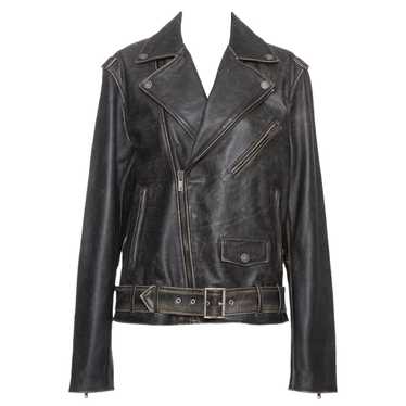 Golden Goose Leather biker jacket