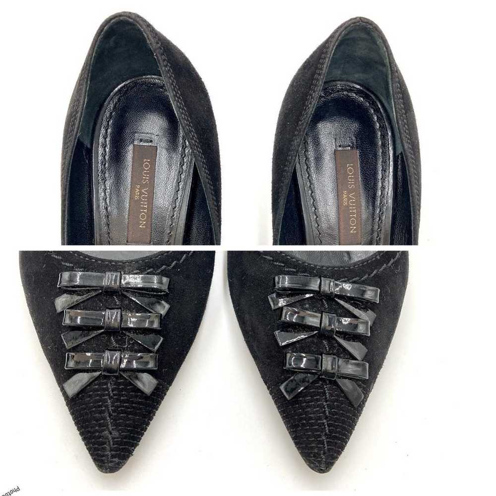 LOUIS VUITTON Pumps Black Ribbon 1218 - image 3