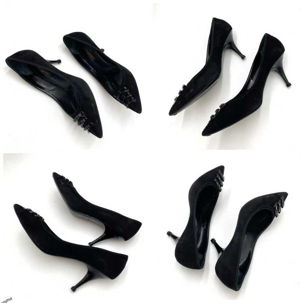 LOUIS VUITTON Pumps Black Ribbon 1218 - image 7