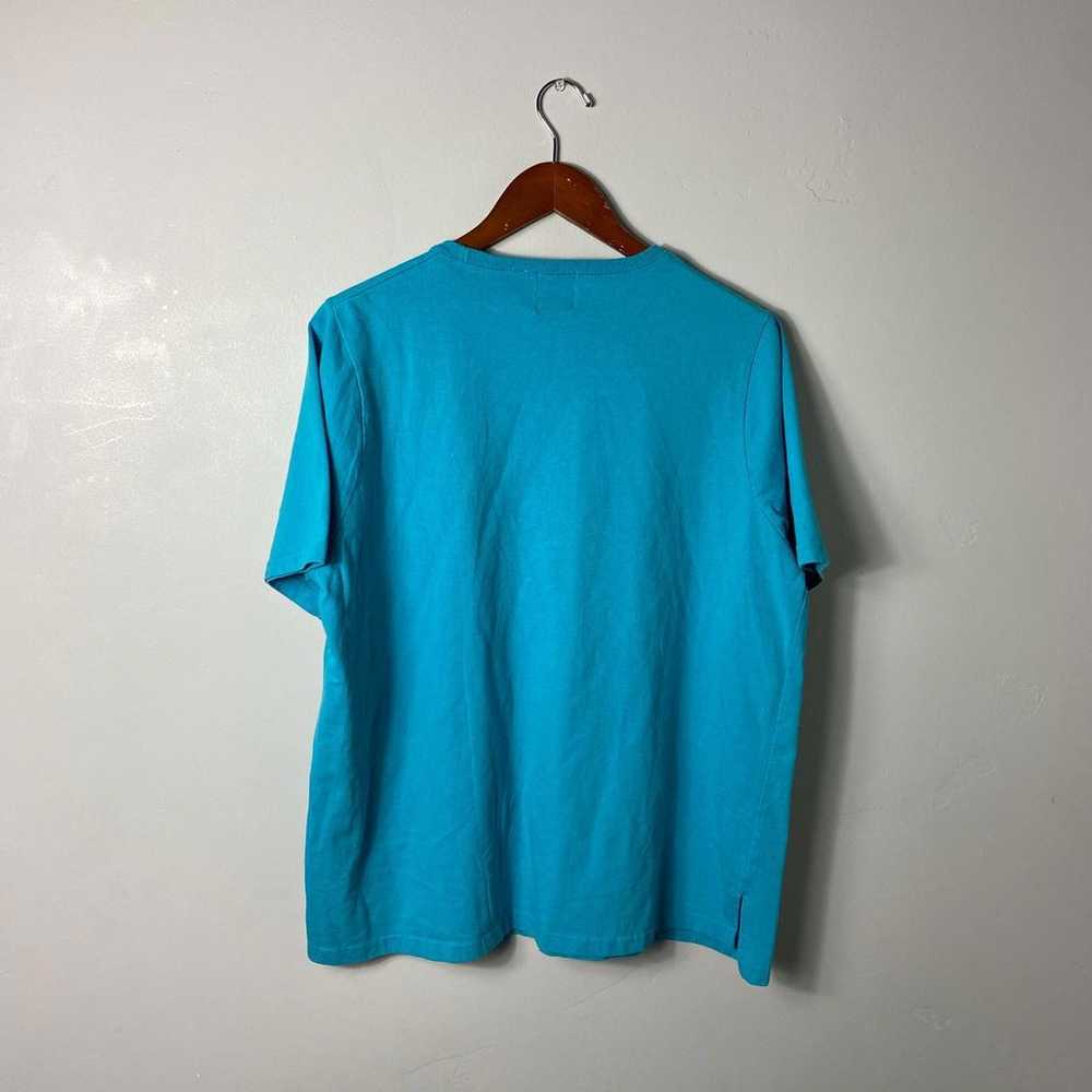 90s vintage light blue T-shirt size 1X - image 2