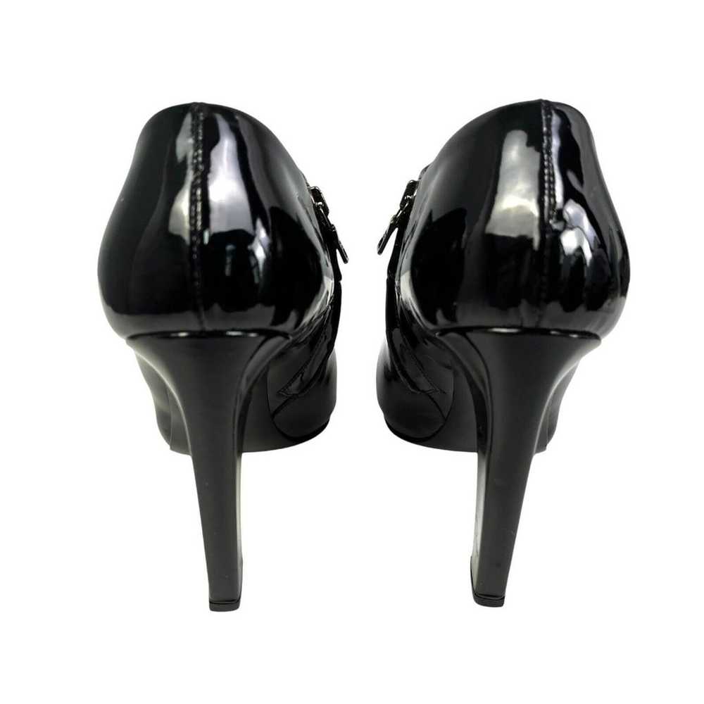 Prada Patent Leather D'Orsay High Heel Ankle Boot… - image 3