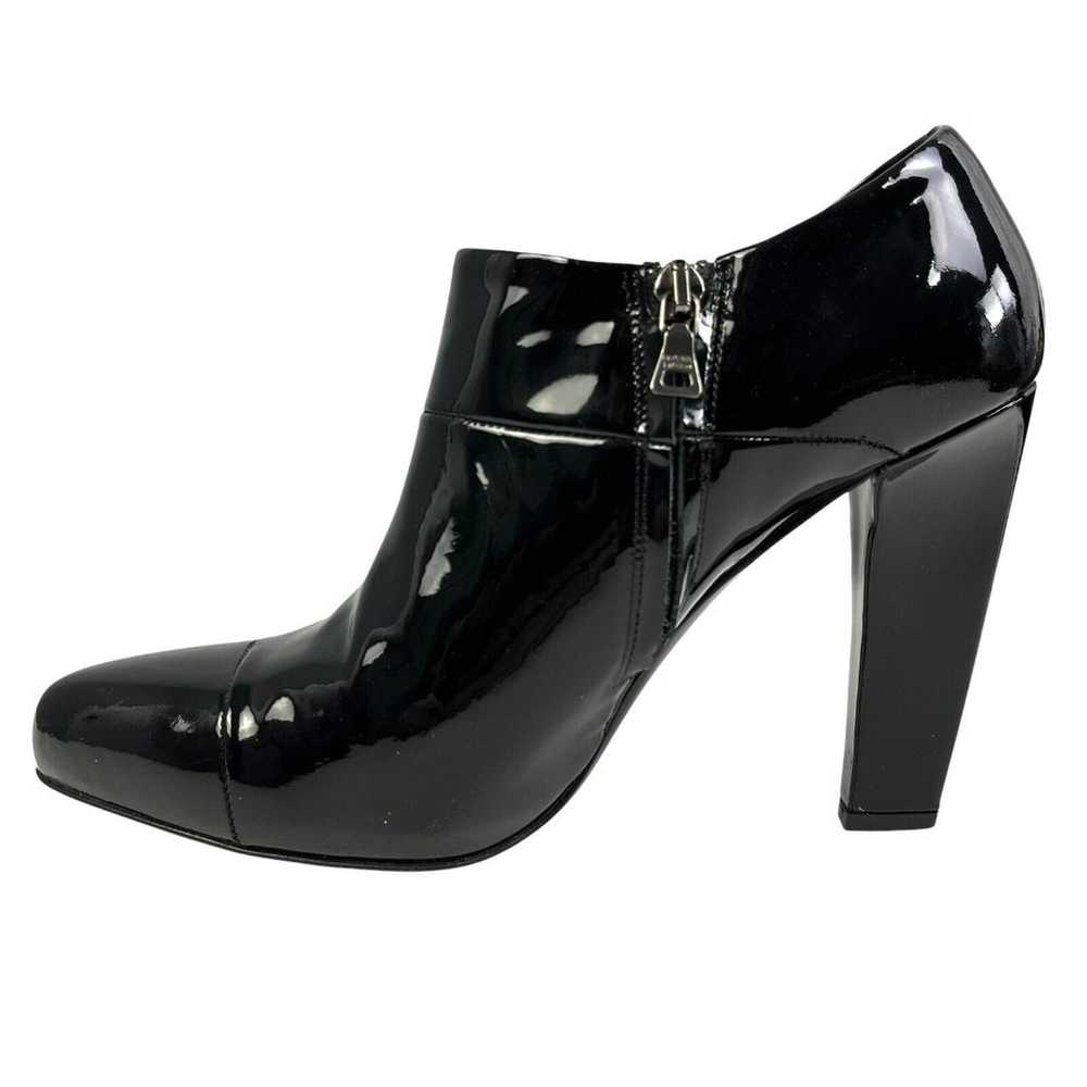 Prada Patent Leather D'Orsay High Heel Ankle Boot… - image 4