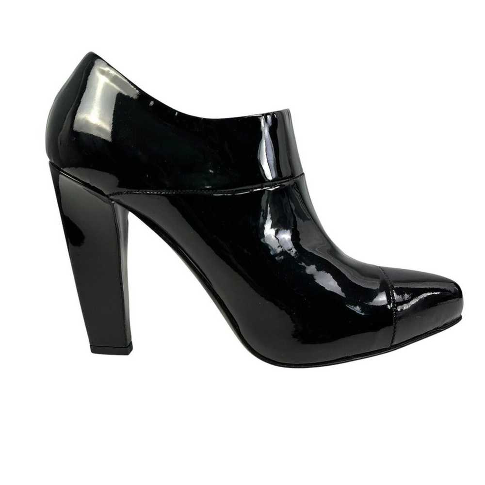 Prada Patent Leather D'Orsay High Heel Ankle Boot… - image 5