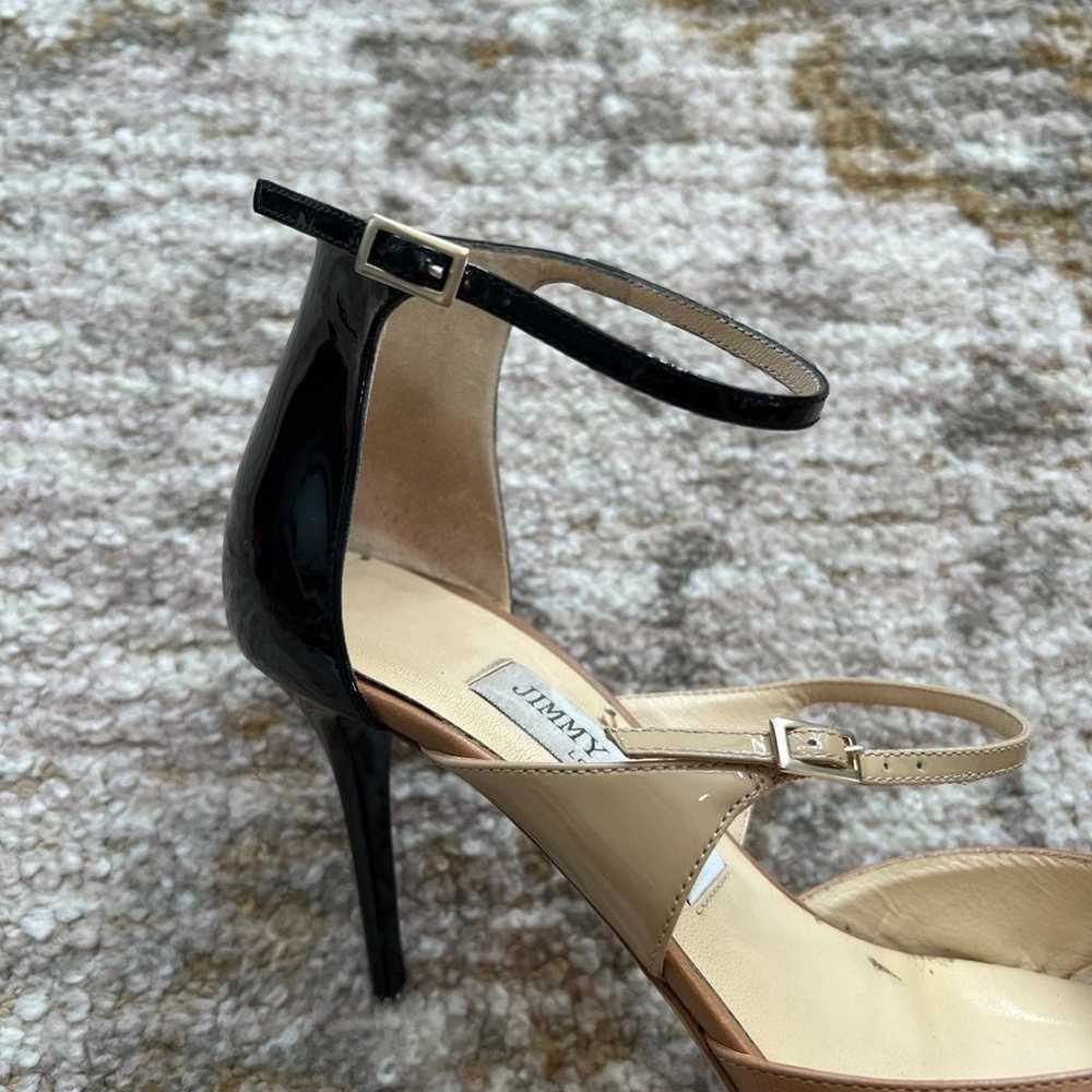 Jimmy Choo Typhoon Black Beige Multicolor Pumps H… - image 7