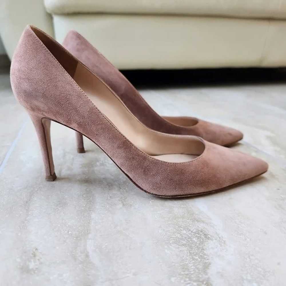 Gianvito Rossi 85mm Suede Pumps Praline Size 37 - image 2