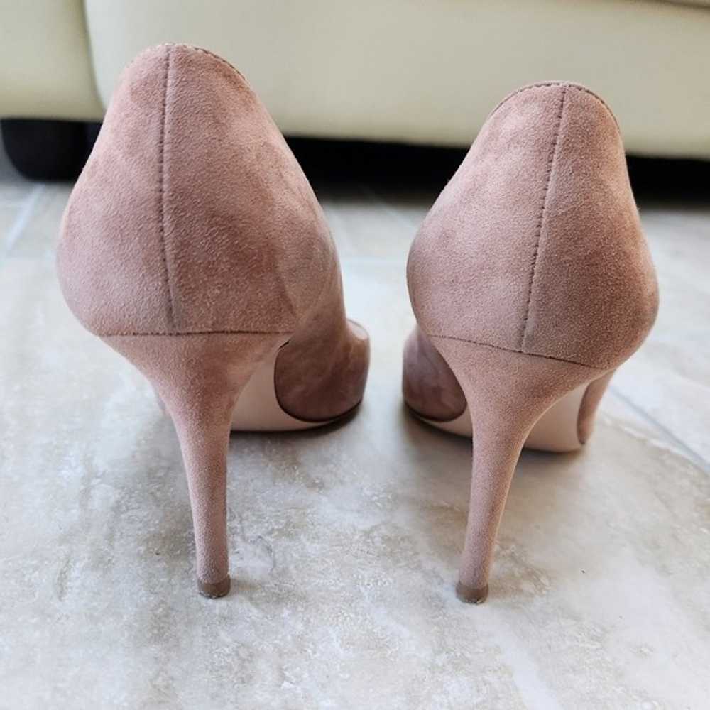 Gianvito Rossi 85mm Suede Pumps Praline Size 37 - image 7