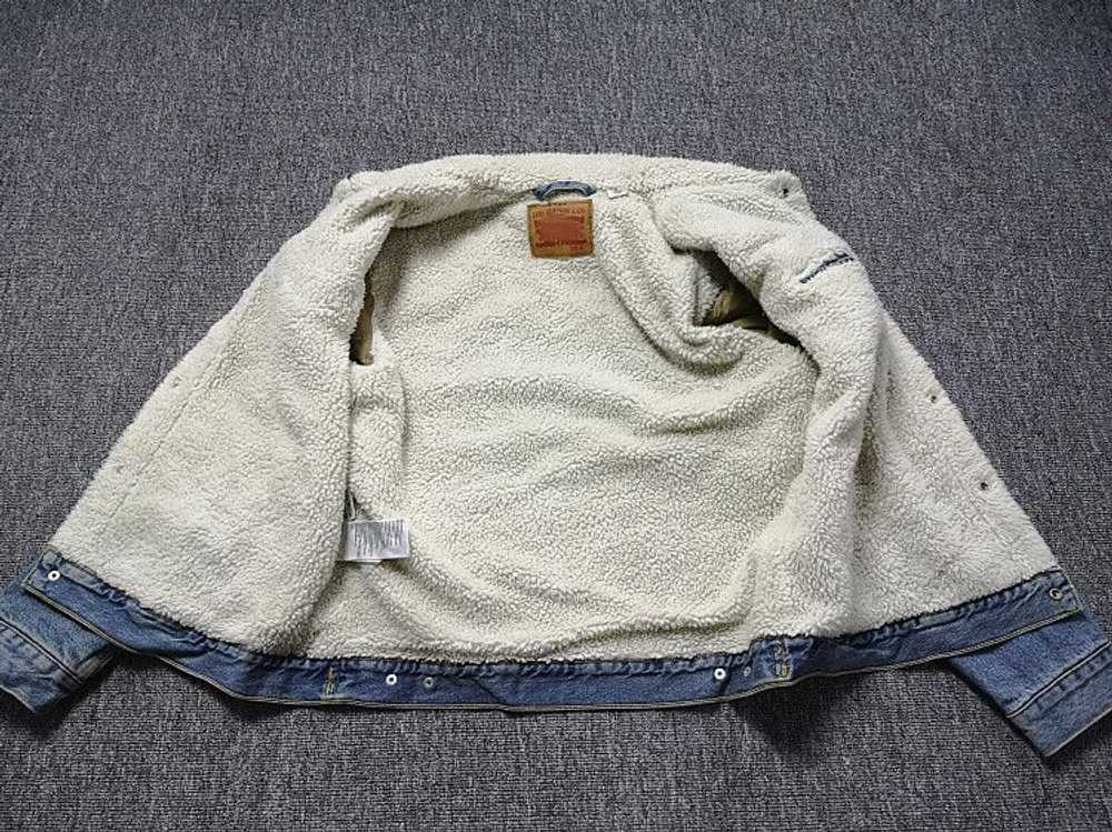 Other Lamb fleece denim jacket - image 9