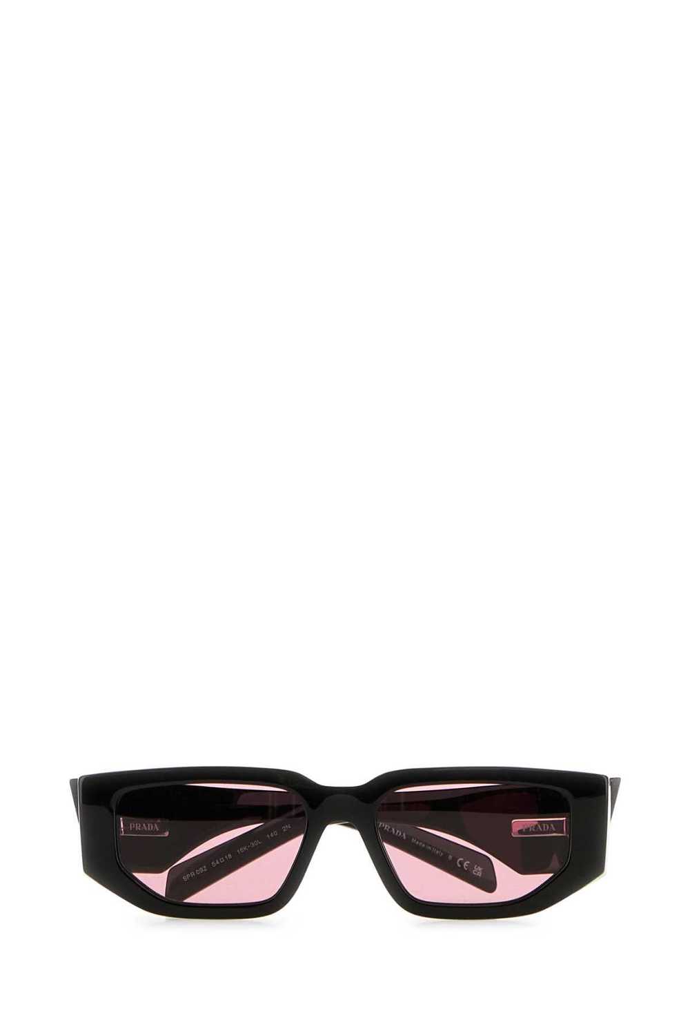 Prada Black Acetate Sunglasses - image 2