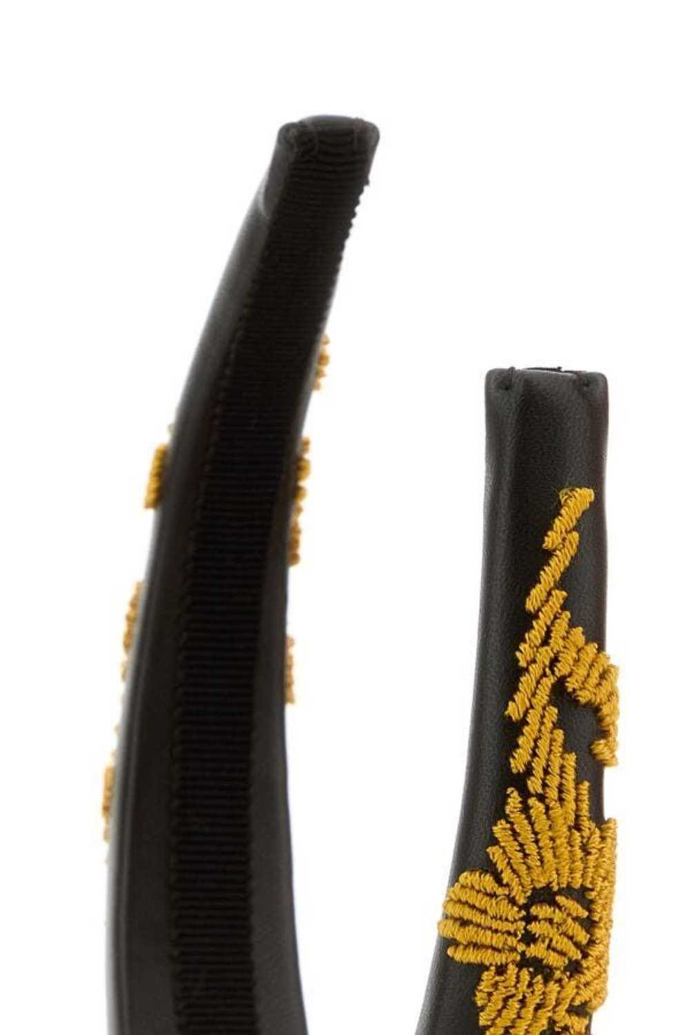 Prada Brown Nappa Leather Hairband - image 5