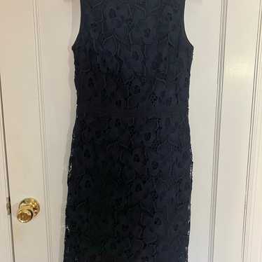 Navy blue lace dress