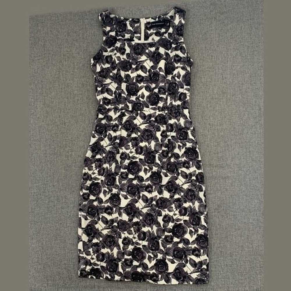 The Executive Floral Sheath Dress Sleeveless Line… - image 1