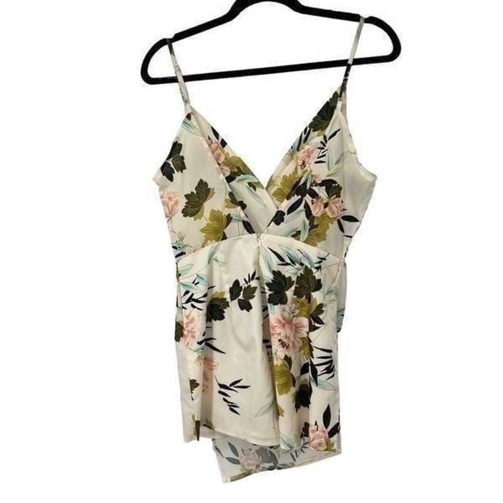 Blithe White Floral Skirted Romper - image 2