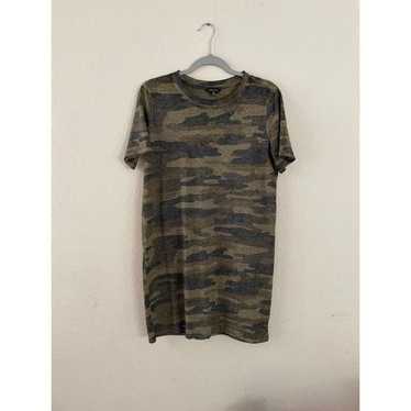 Lucky brand camo shirt dress