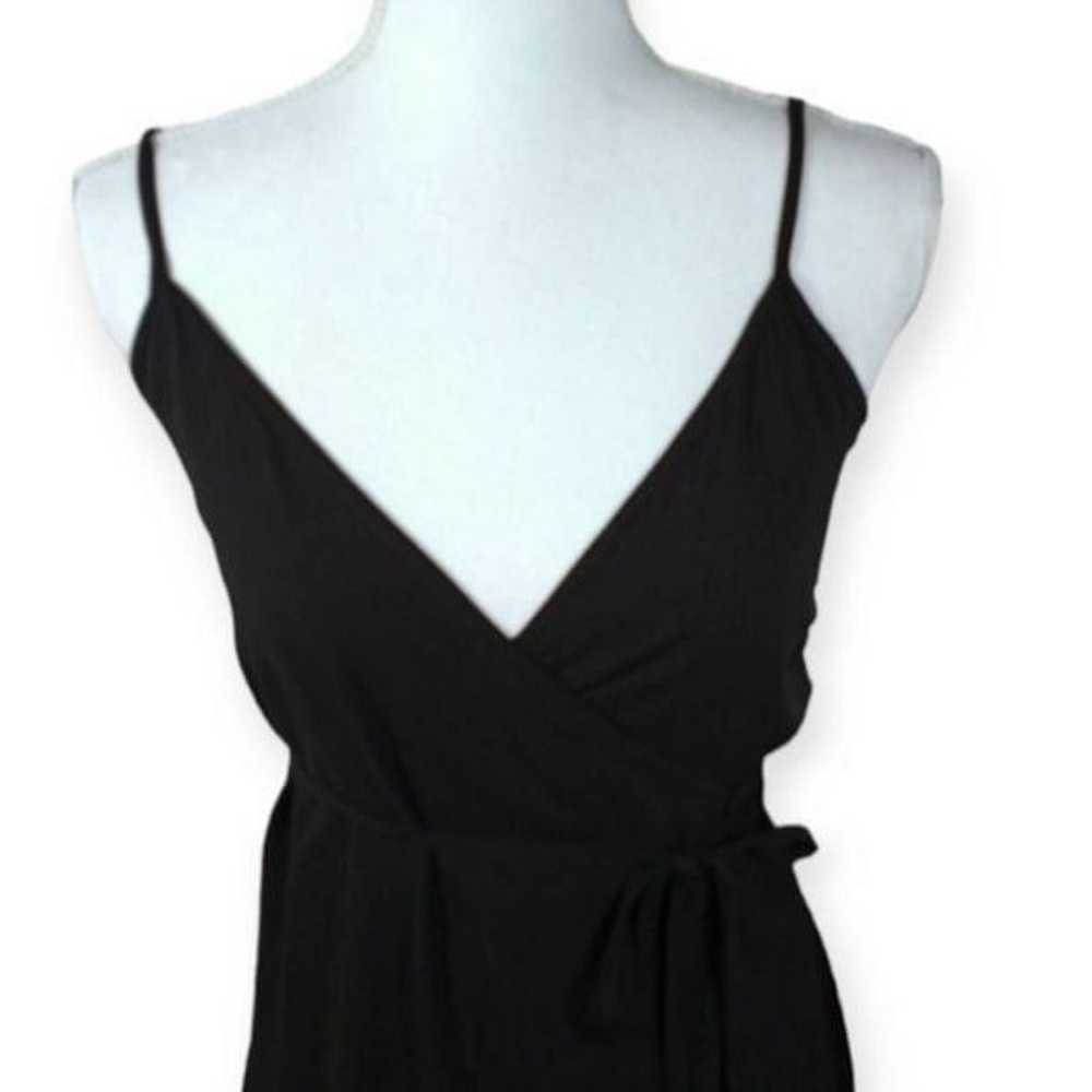 FOREVER 21 BLACK WRAP DRESS SZ.S EUC. - image 2