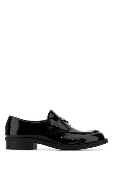 Prada Black Leather Loafers