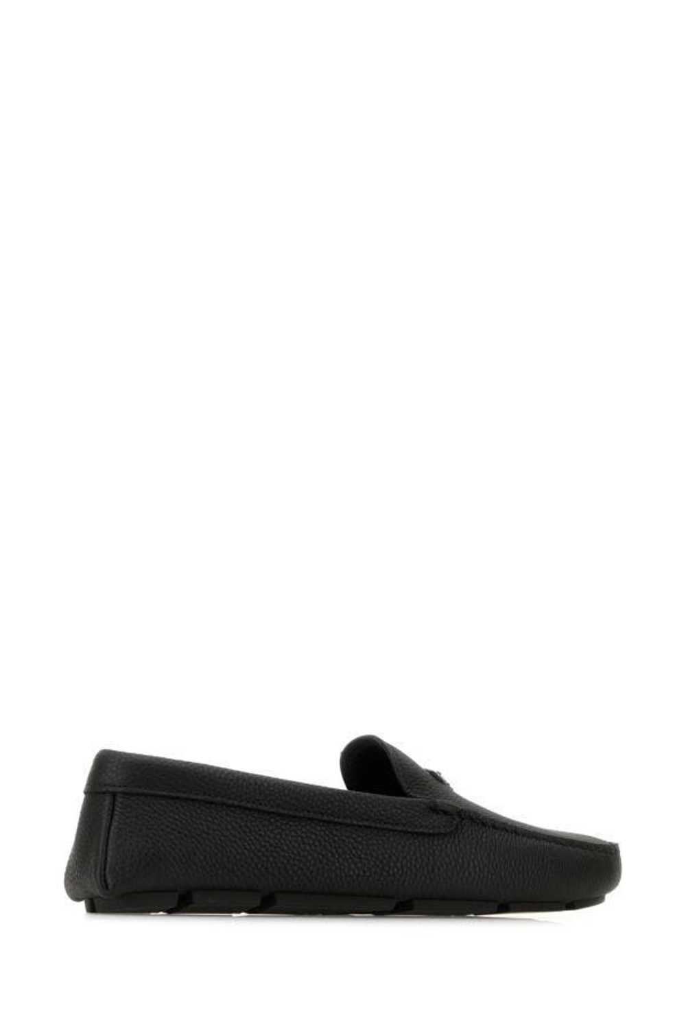 Prada Black Leather Loafers - image 5