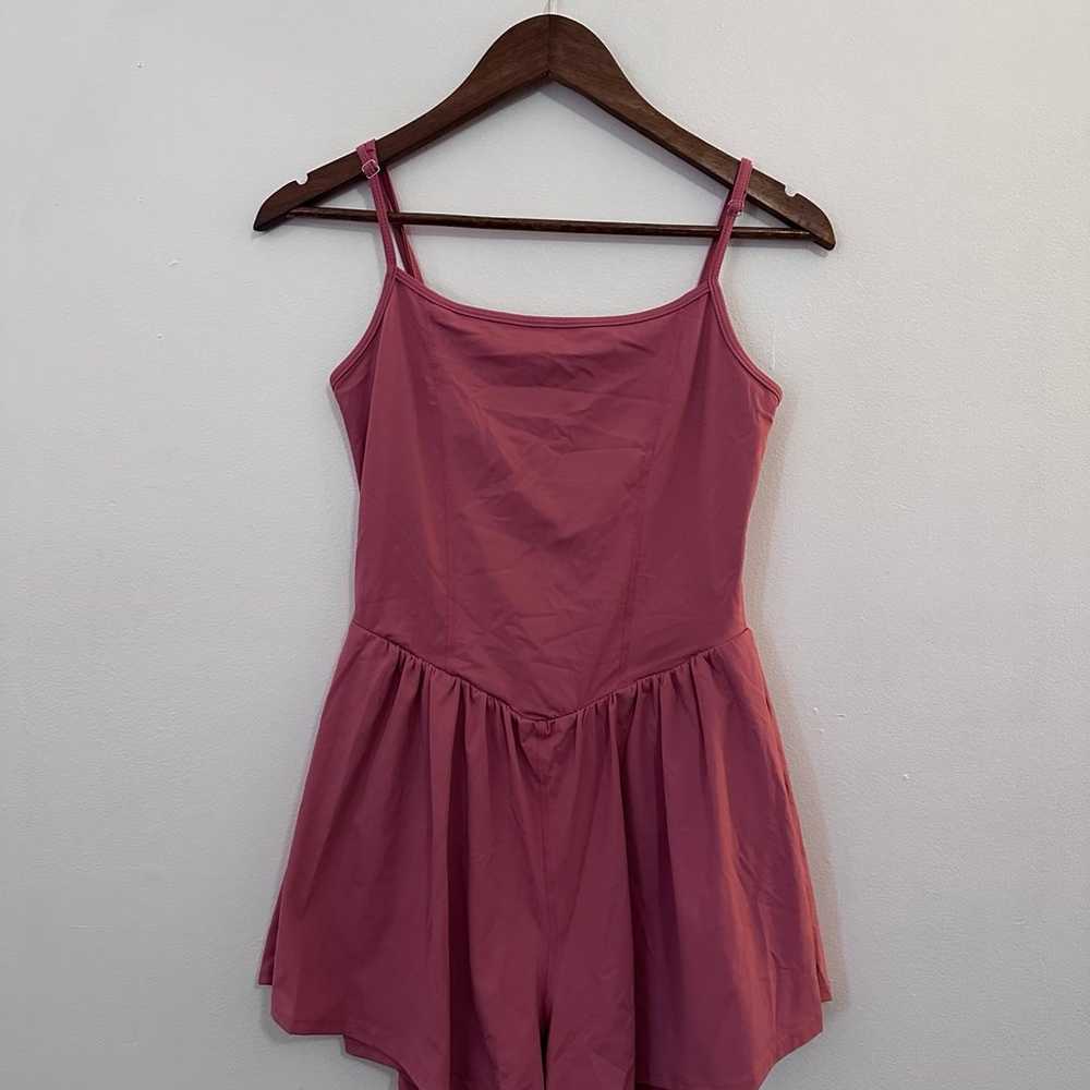 NWOT Double Lined One Piece Athletic Romper Size … - image 3