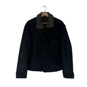 Genuine Leather × Japanese Brand VINTAGE CROPPED … - image 1