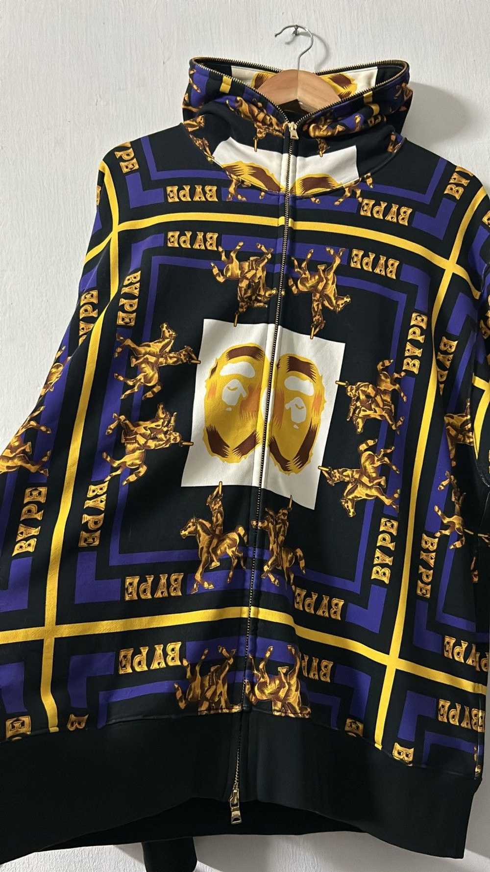 Bape Double Ape Head Relaxed Full Zip Hoodie - image 3