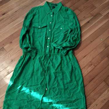 Lauren Ralph Lauren Green Shirt Dress