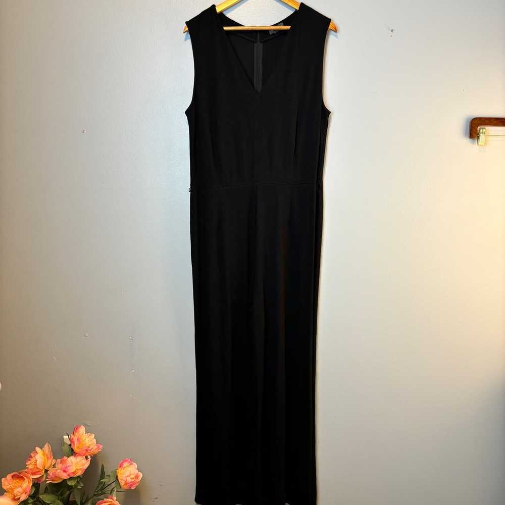 The Limited Black V- Neck Jumpsuit Womens XL - image 1