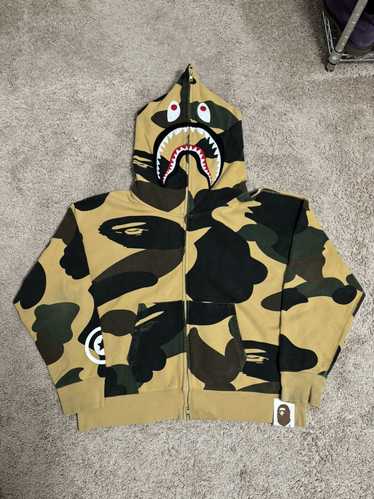 Bape A Bathing Ape Giant 1st Camo Shark Full Zip … - image 1