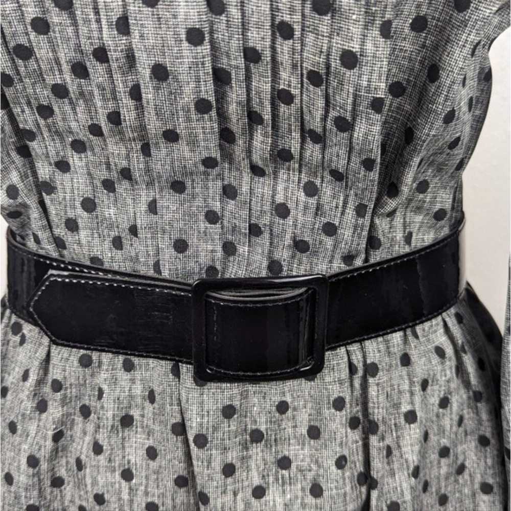 Act 1 New York Vintage Gray and Black Collar Polk… - image 10