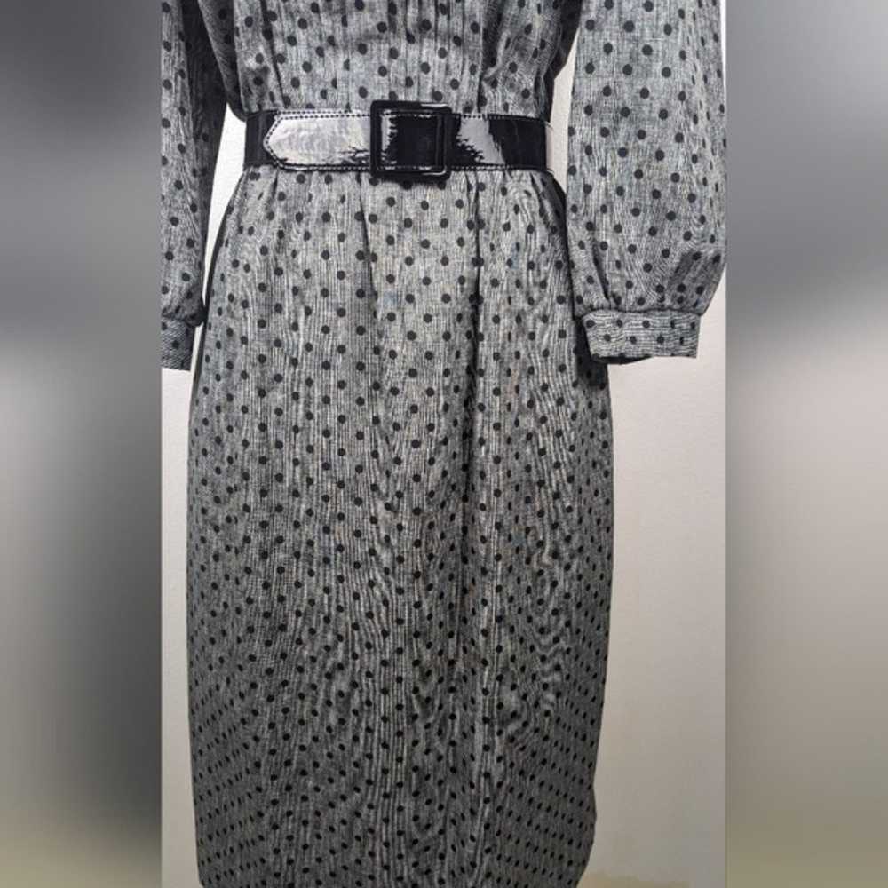 Act 1 New York Vintage Gray and Black Collar Polk… - image 12