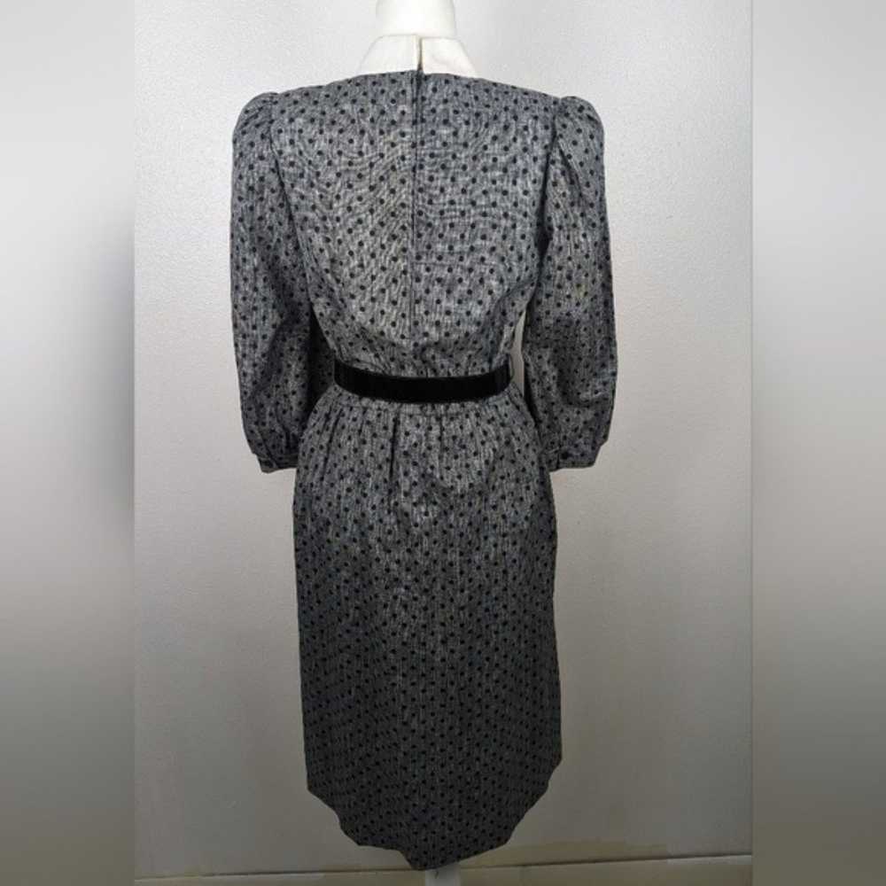 Act 1 New York Vintage Gray and Black Collar Polk… - image 2