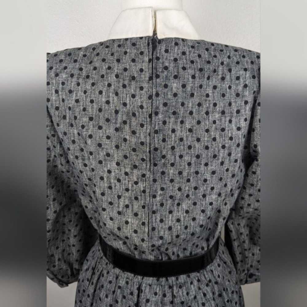 Act 1 New York Vintage Gray and Black Collar Polk… - image 3