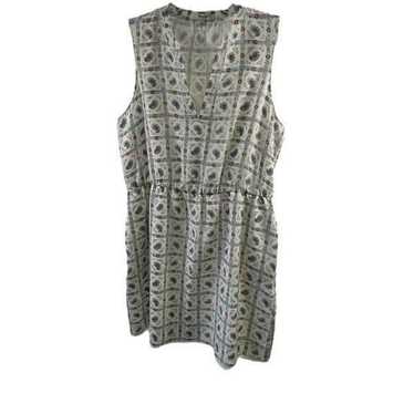 Madewell Nora Picnic Paisley Silk Dress Size 8 - image 1