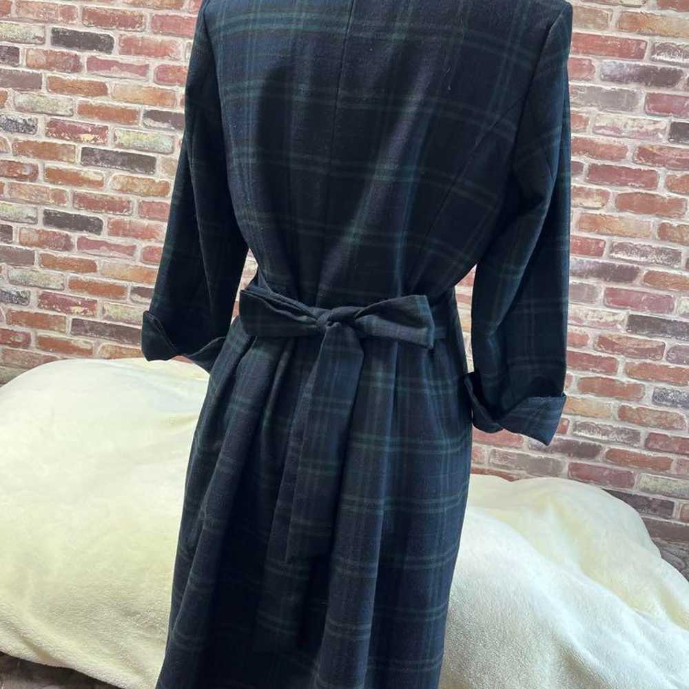 【Rope Picnic】Green Check Pattern Dress 3/4 Sleeve… - image 5