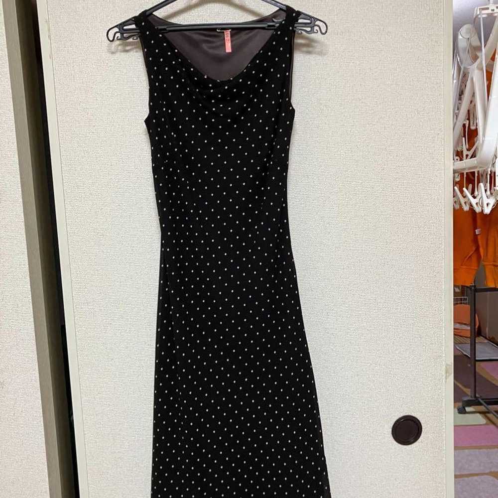 23 Ward District Polka Dot Sleeveless Knee-Length… - image 1